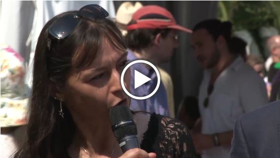 Carine Marret Dans l'ombre du Saint Suaire Commissaire Levigan Festival livre Nice roman policier polar Azur TV