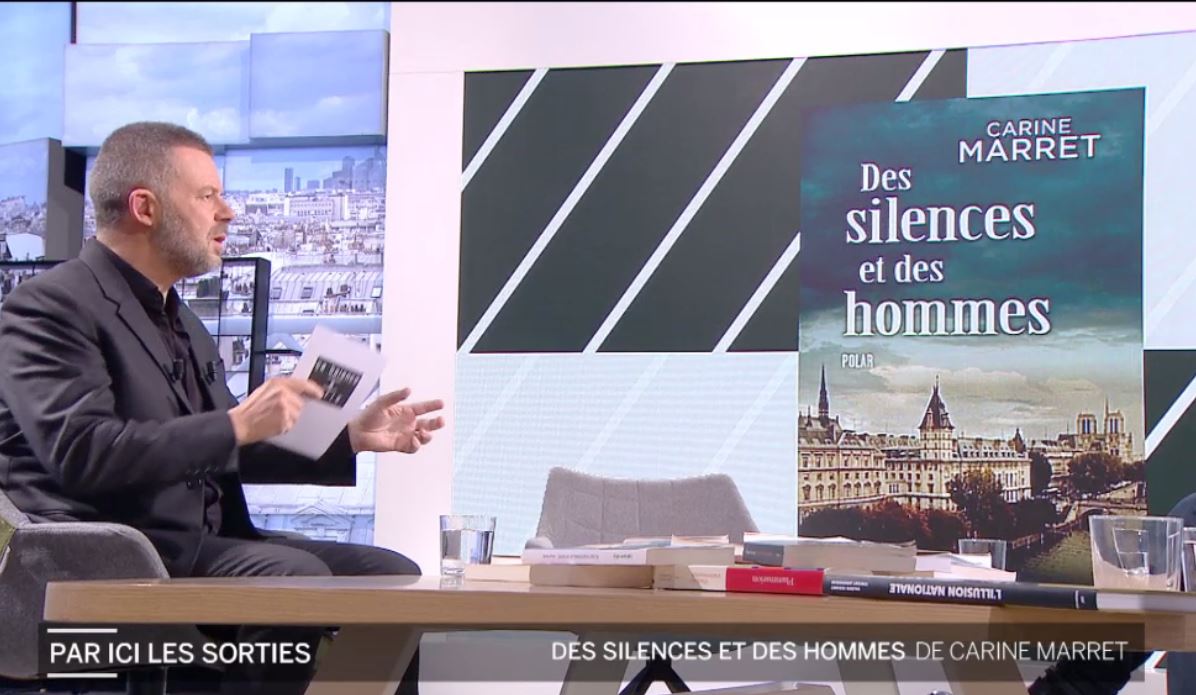 Eric Naulleau Carine Marret Des silences et des hommes commissaire Jean Levigan livre roman policier polar Paris 36 Quai des Orfèvres Notre-Dame politique Ça balance à Paris 