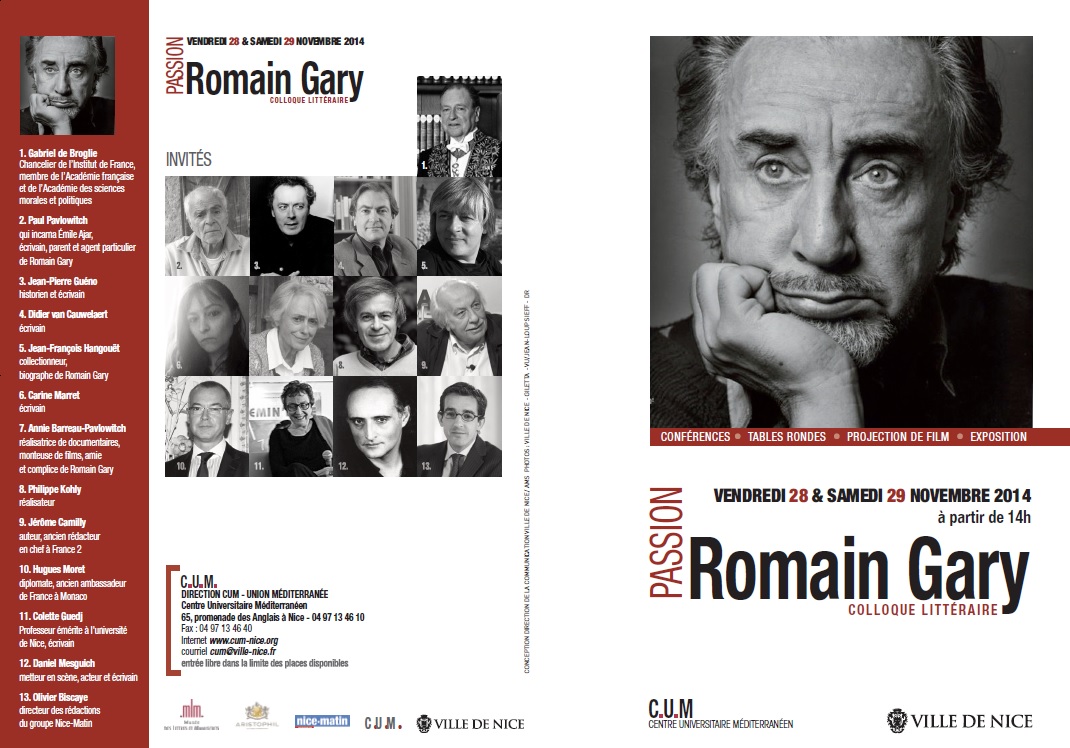 Romain Gary, Emile Ajar, Paul Pavlowitch, Didier van Cauwelaert, Carine Marret, Jean-Pierre Guéno, Jean-François Hangouët, Annie Barreau-Pavlowitch, Philippe Kohly, Daniel Mesguich